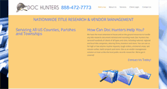 Desktop Screenshot of dochunters.com